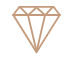 diamante stilizzato oro wedding planner