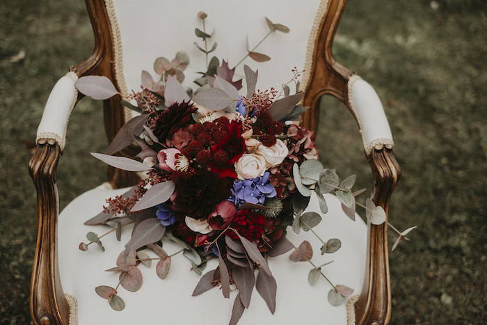 matrimonio autunnale petrolio e rosso 49