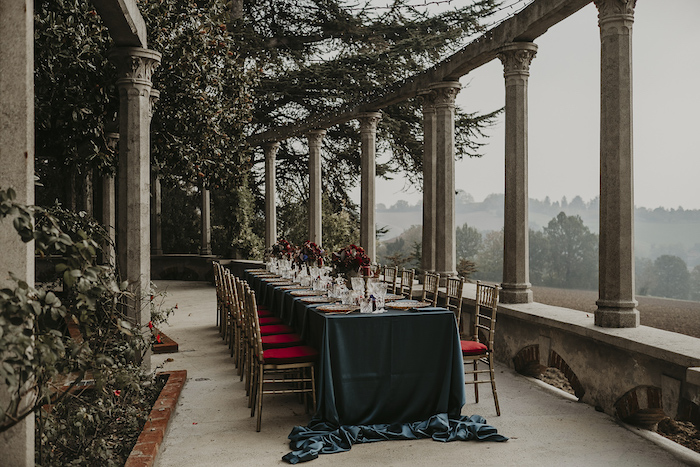 tavolo apparecchiato per matrimonio - organizziamo matrimoni ed eventi a milano